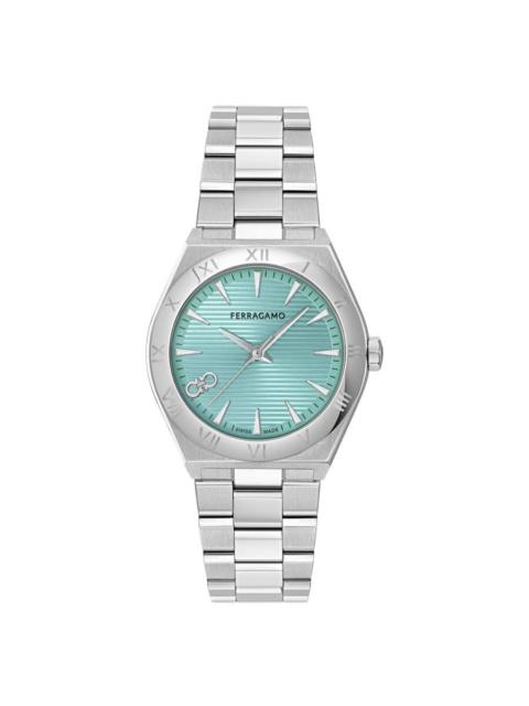 FERRAGAMO Ferragamo Vega Upper East Quartz Blue Dial Ladies Watch SFZB00624