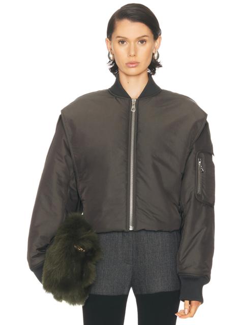 Jean Paul Gaultier Hidden Hood Detail Bomber Jacket