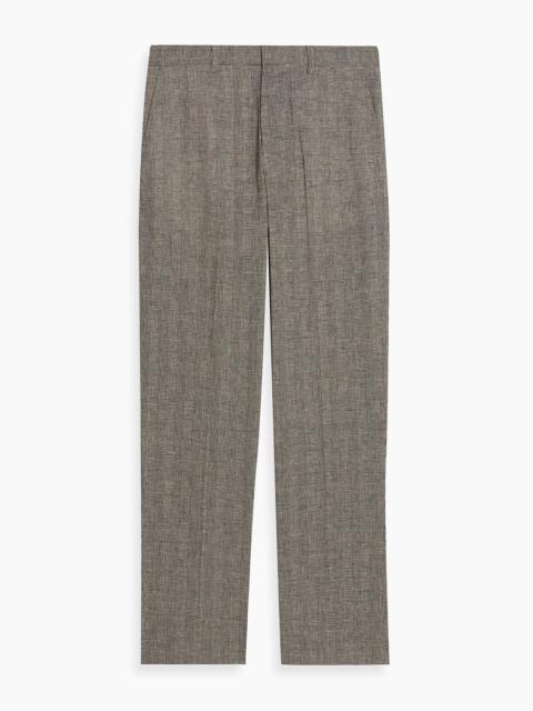 Other Designers Cooper Prince of Wales checked linen and cotton-blend pants