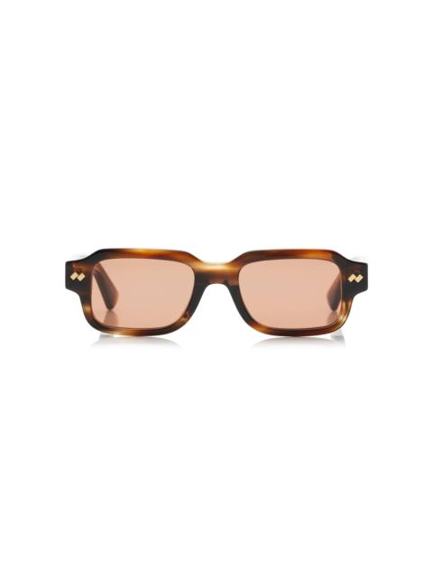 Bottega Veneta Square-Frame Acetate Sunglasses brown