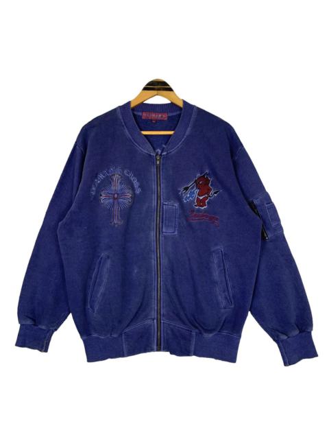 Other Designers Tedman’s Cross Big Logo Embroidery Bomber Jacket Size 40/M