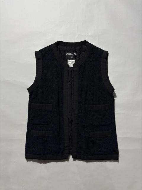 CHANEL CHANEL TEXTURED KNIT VEST