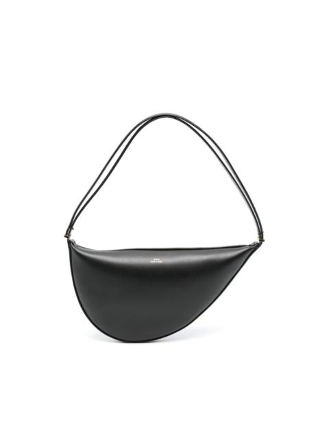 Scooped shoulder bag