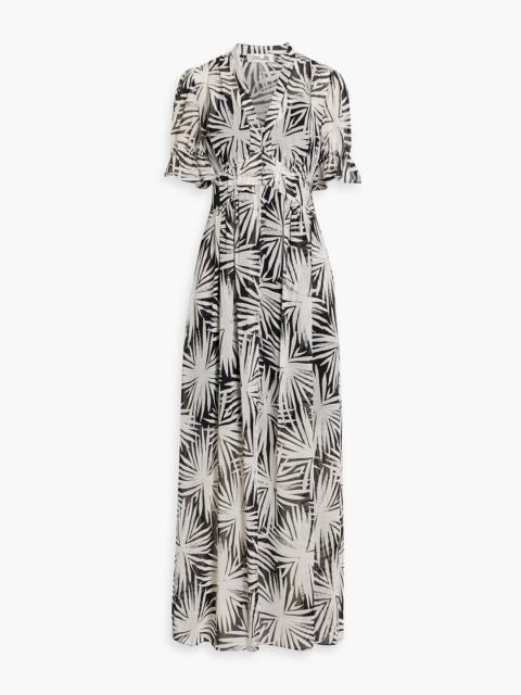 DIANE VON FURSTENBERG Erica printed chiffon maxi dress