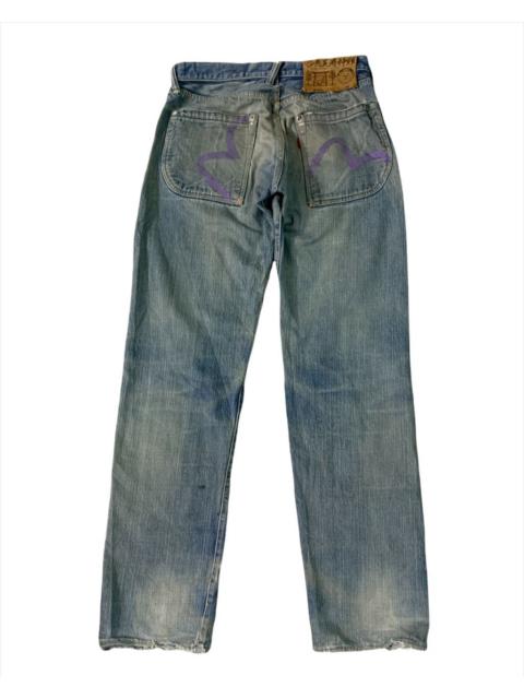 EVISU Evisu Daicock Selvedge Distressed Denim