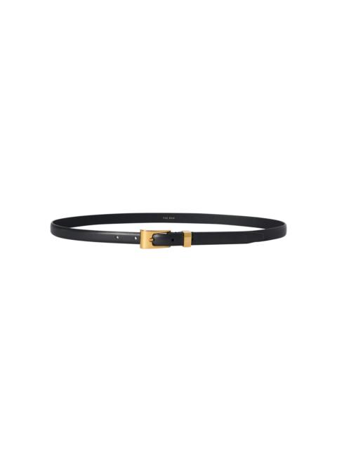 The Row Downtown Leather Belt black