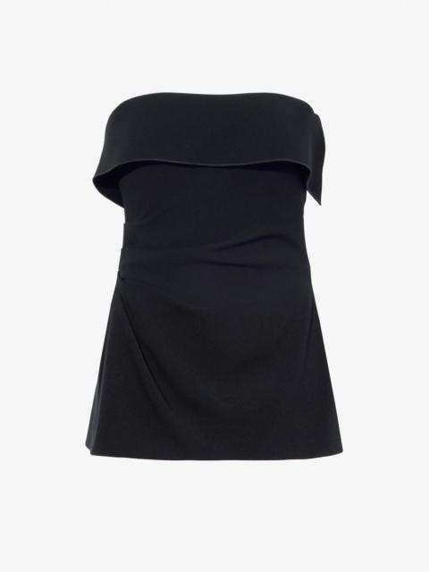 Proenza Schouler Felicity Top in Matte Viscose Crepe