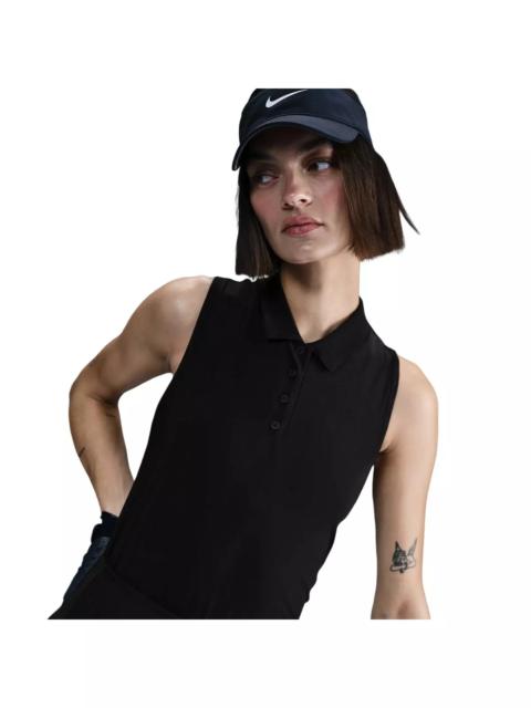 Nike Women's Victory Dri-FIT Sleeveless Polo - Black