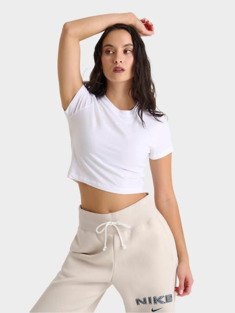 Nike WOMEN'S NIKE SPORTSWEAR ESSENTIAL SLIM CROP T-SHIRT