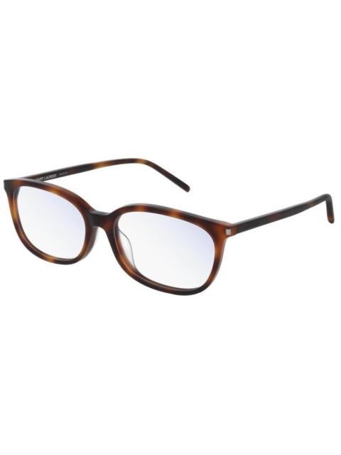 SAINT LAURENT Saint Laurent Ladies Tortoise Rectangular Eyeglass Frames Sl297 007 - 53