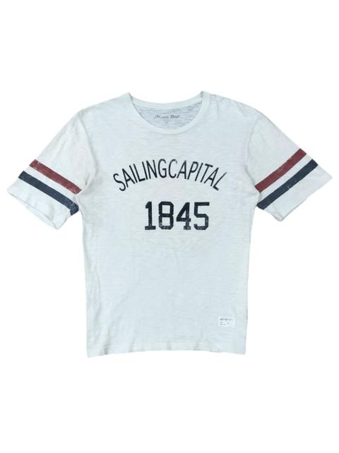 Other Designers Designer - RARE! MENS BIGI FOOTBALL STYLE "SAILING CAPITAL 1845"