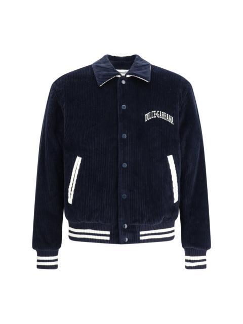 Dolce & Gabbana Dolce & Gabbana Men Corduroy College Jacket
