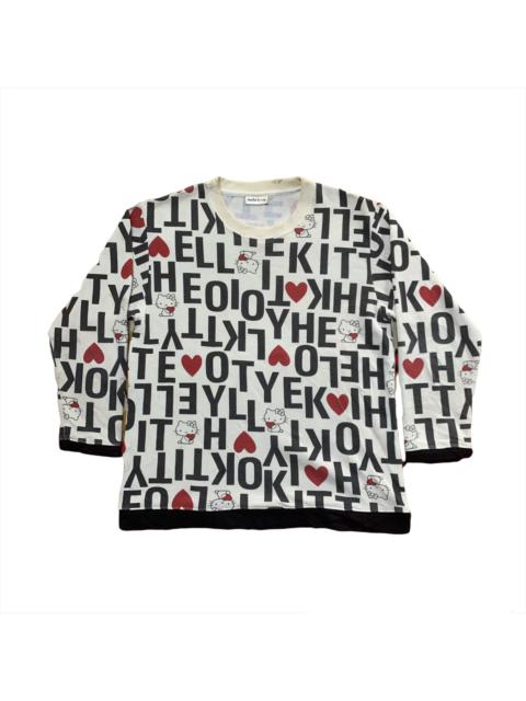 Other Designers Vintage Hello Kitty Alloverprint Sweatshirt