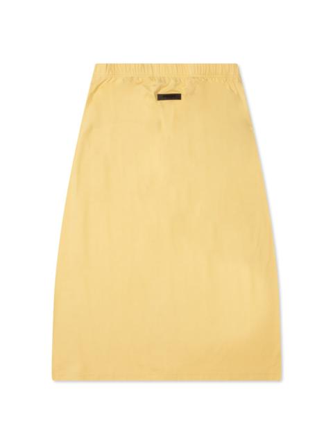 ESSENTIALS WOMEN'S LONG SKIRT - LIGHT TUSCAN