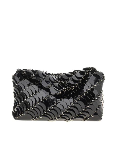 rabanne 'PACO NIGHT' LEATHER SHOULDER BAG