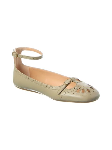 Chloé Chloé Misty Leather Ballerina Flat