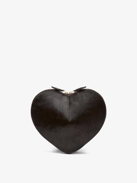 Alaïa Le Coeur brown crossbody bag