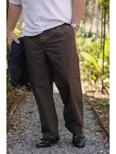 3sixteen 3SIXTEEN SAFARI PANT ~ BROWN POPLIN