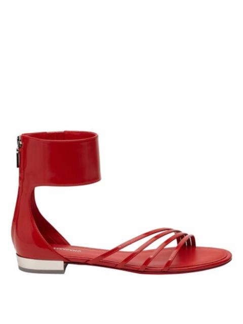 FERRAGAMO Ferragamo Clivia Florence Leather Flat Sandals, Size 7 C