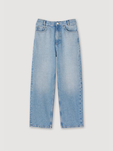 Sandro LOW-RISE STRAIGHT-LEG JEANS