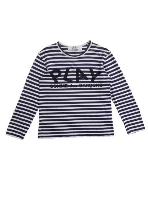 Comme Des Garçons Comme des Garcons Play Iconic Logo Stripes LS Shirt