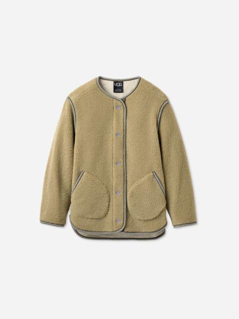 UGG ® Women's Emmersyn ®braid Jacket Polyester in Muted Brass