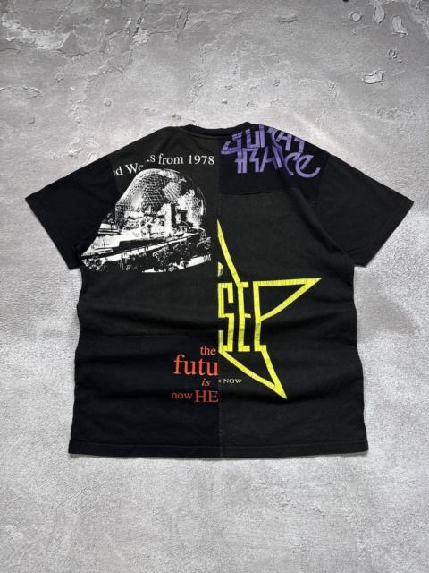 Diesel Y2K LGB IfSixWasNine Style Diesel Patchwork Black T-Shirt