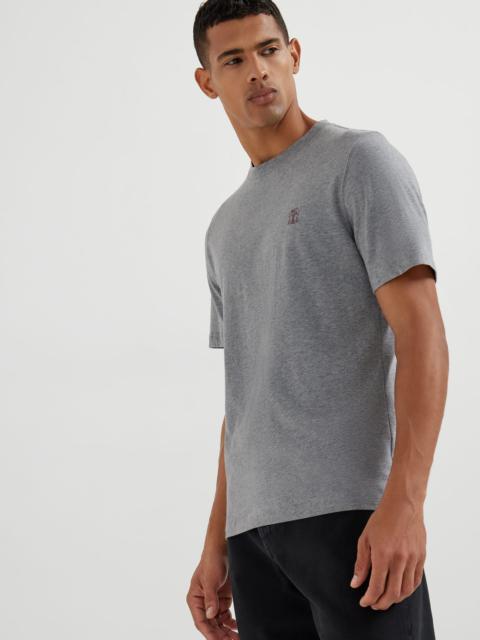 Brunello Cucinelli Cotton jersey crew neck T-shirt with logo