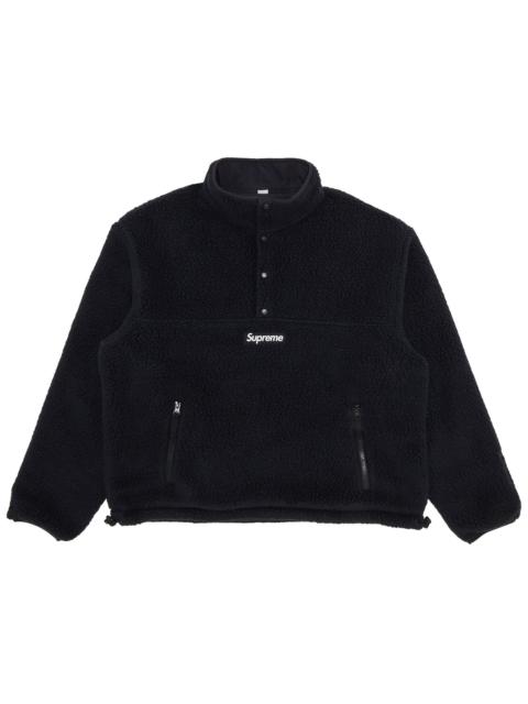 Supreme Supreme Polartec Shearling Reversible Pullover 'Black'