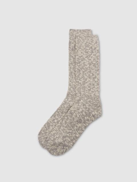 ANONYMOUSISM Light slub crew sock
