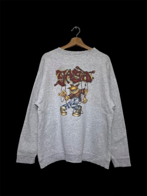 Other Designers Vintage - Vintage Distressed Yaga Made in Usa Crewneck Sweatshirt
