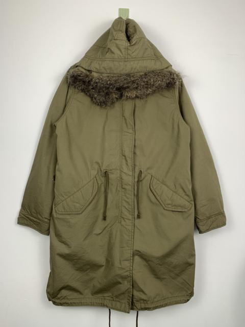 Other Designers Vintage UNIQLO Sherpa Lining Hoodie Parkas Jacket J0592