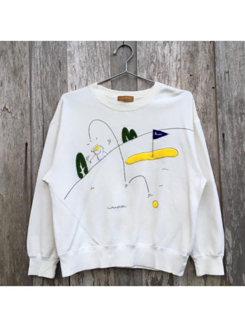 Other Designers Vintage - Vintage Lancel Paris Animated Crewneck Sweatshirt
