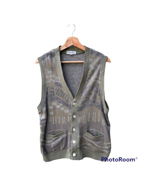 Other Designers Homespun Knitwear - Vintage FULL MARK Sleeveless Cardigan Knitwear