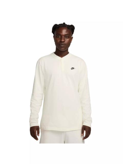 Nike Men's Club Long-Sleeve Henley Shirt