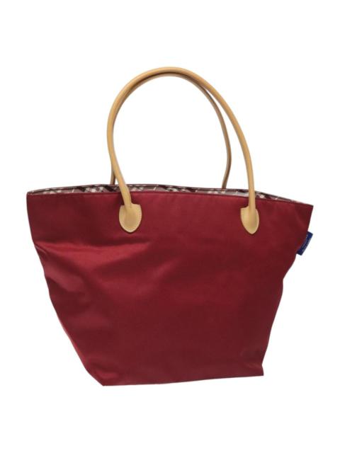 Burberry Burberry Blue Label Tote Bag Nylon Red