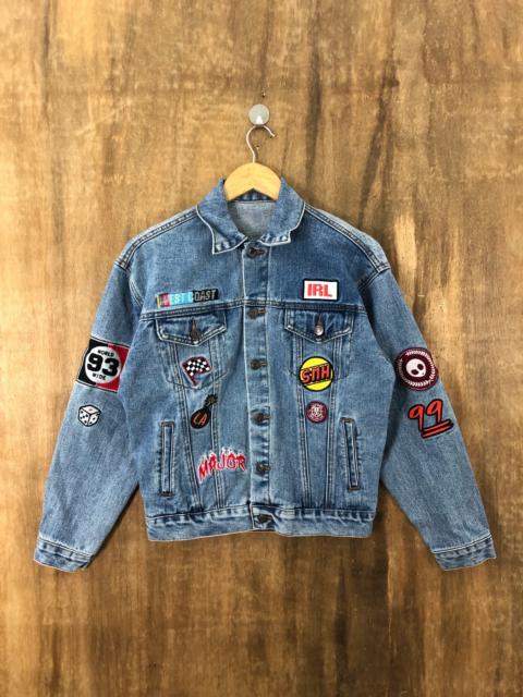 Other Designers Japanese Brand - Phoenix Patchwork denim jacket