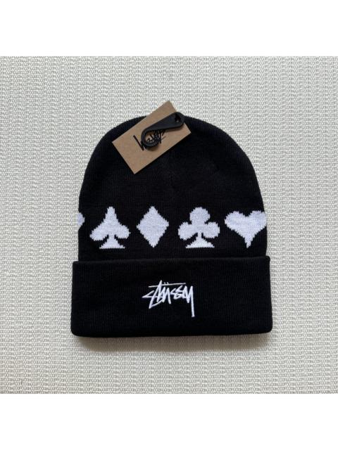 Stüssy Stussy Full Suit Jacquard Cuff Beanie Hat / Black