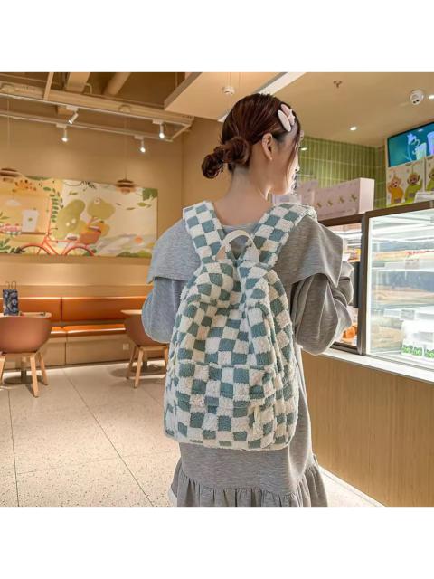 Japanese Brand - Ins Style Backpack Fluffy Backpack