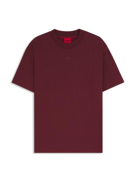 HUGO RELAXED-FIT T-SHIRT IN COTTON WITH LOGO PRINT