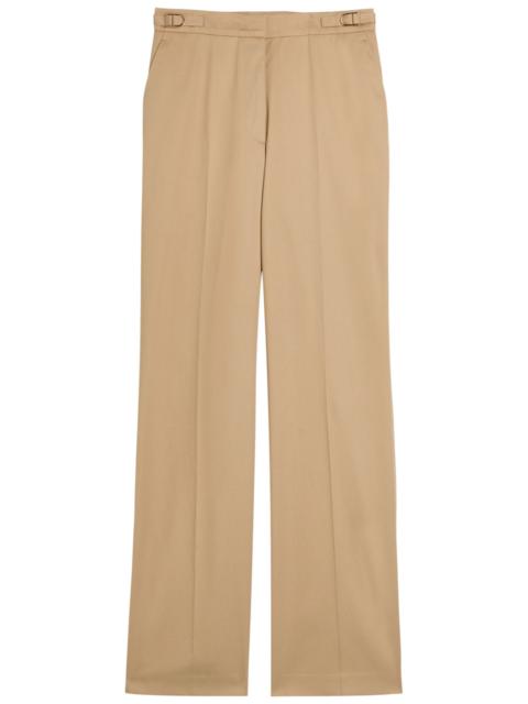 GABRIELA HEARST Gabriela Hearst Vesta Straight-leg Cotton Trousers