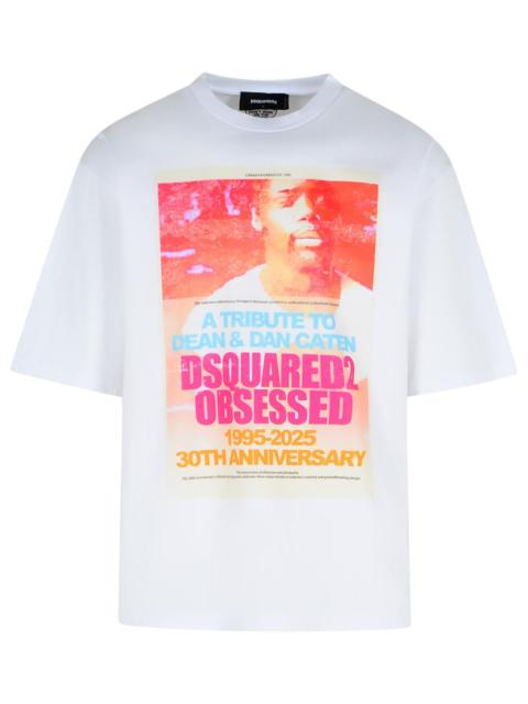 DSQUARED2 Dsquared2 Cotton Polo Shirt White Men