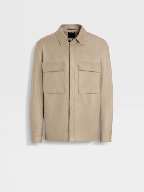 ZEGNA OASI LINO OVERSHIRT
