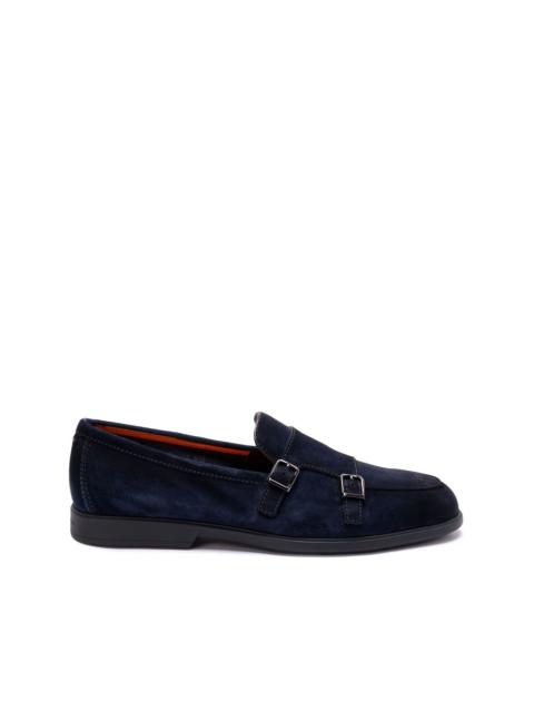 Santoni suede loafers