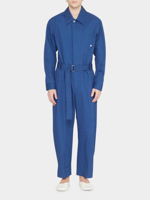 3.1 Phillip Lim Men's Relaxed Belted Jumpsuit
