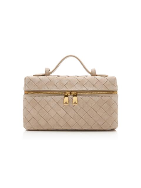 Bottega Veneta Bang Bang Intrecciato Leather Vanity Case gold