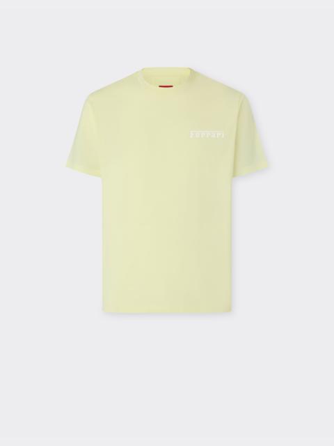 Ferrari Cotton T-shirt with Ferrari logo