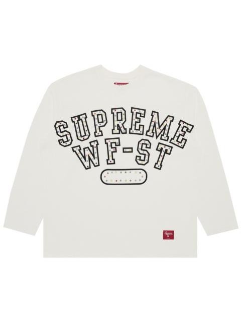 Supreme Supreme Athletic Studded Long-Sleeve Top 'White'
