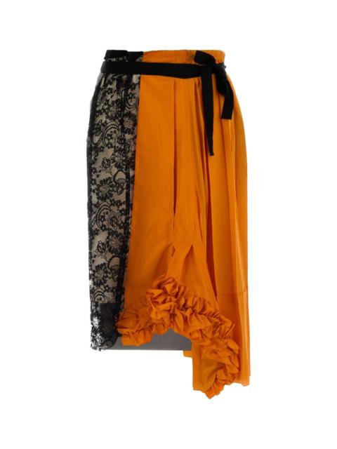 Prada Prada Women Multicolor Taffeta Skirt