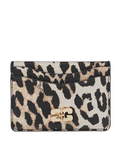 GANNI Ganni Women Bou Leopard Cards Holder